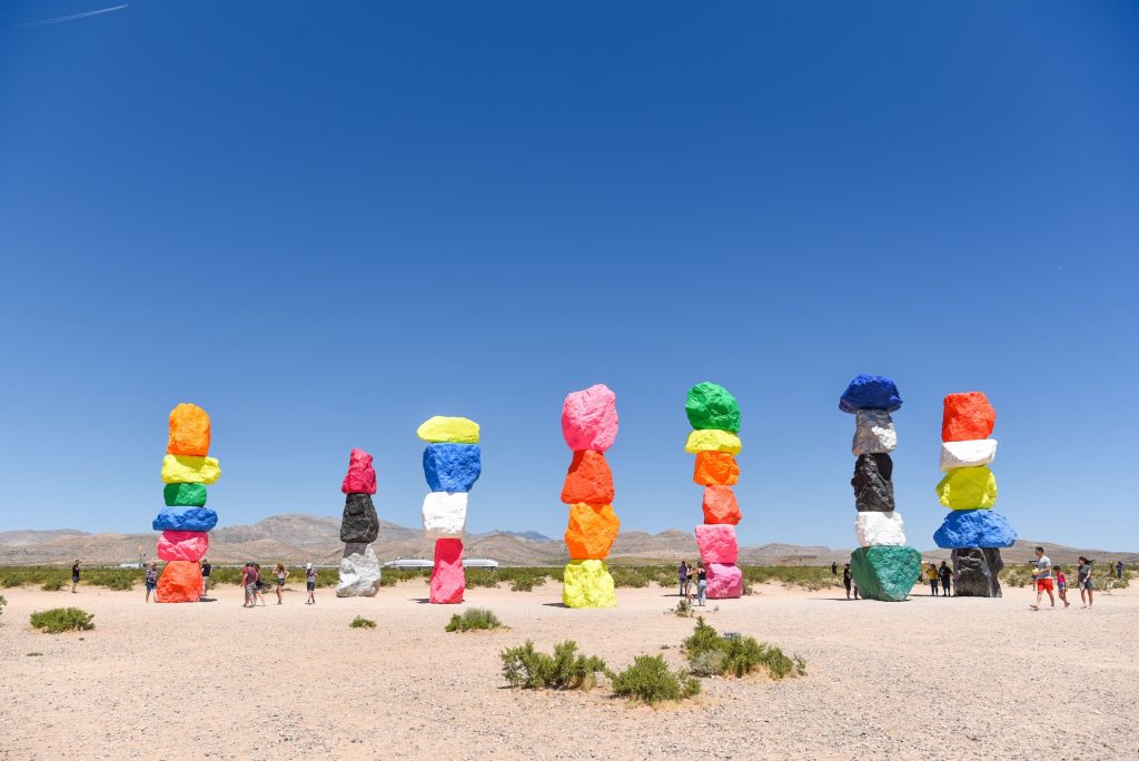 Seven Magic Mountains in Las Vegas