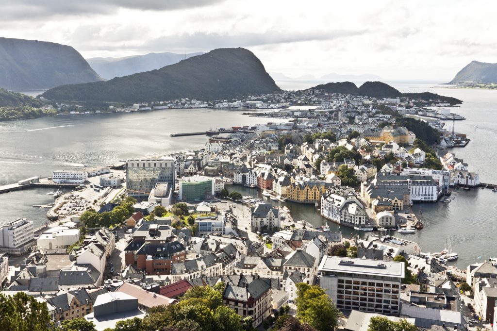 Alesund in Noorwegen