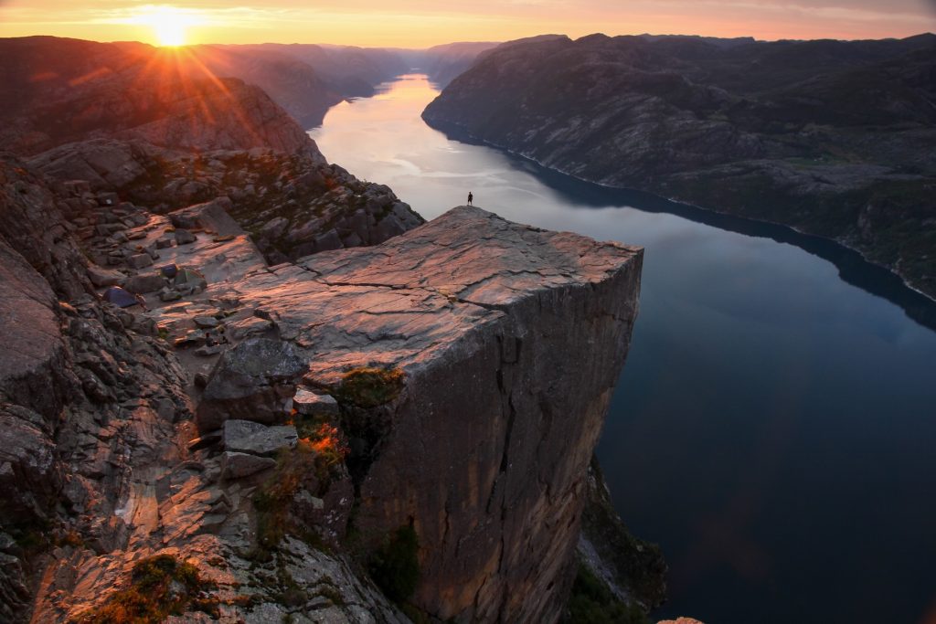 Preikestolen in Noorwegen