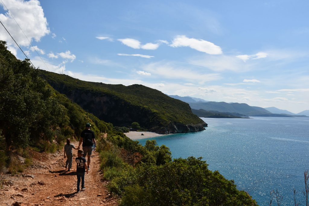 Gjipe beach Albanie