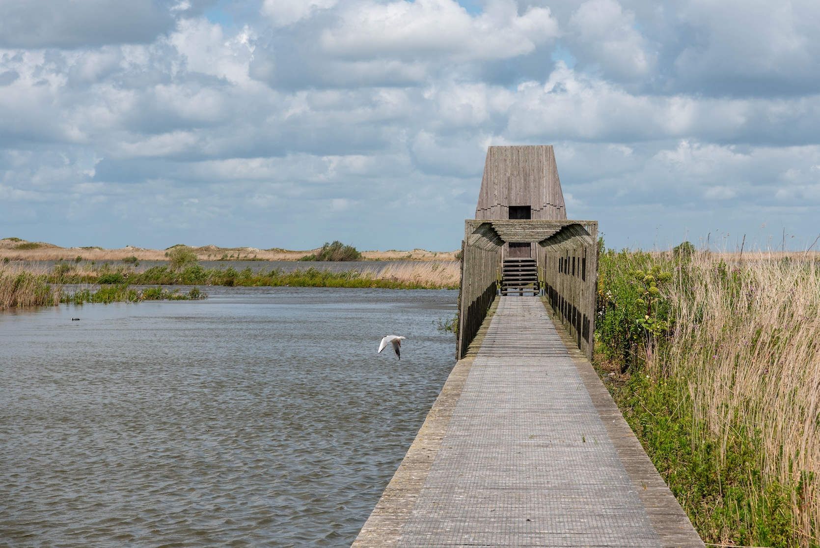 Nog een mooie vogelkijkhut aan de wandelroute