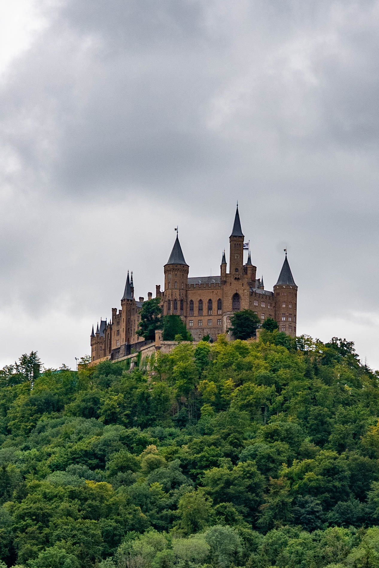 Burg Hohenzollern in de Schwäbische Alb