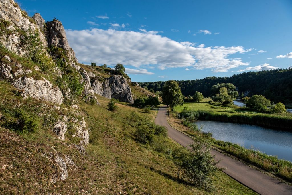 Het Eselsburger Tal in de Schwäbische Alb