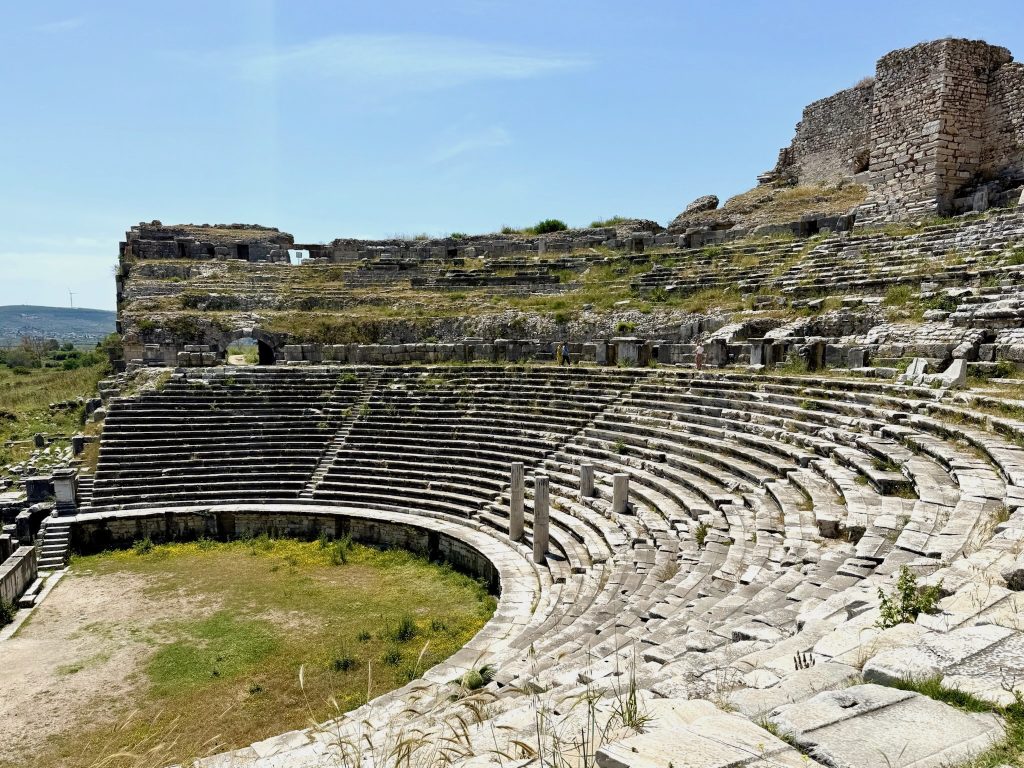 Amfitheater in Miletos, Turkije