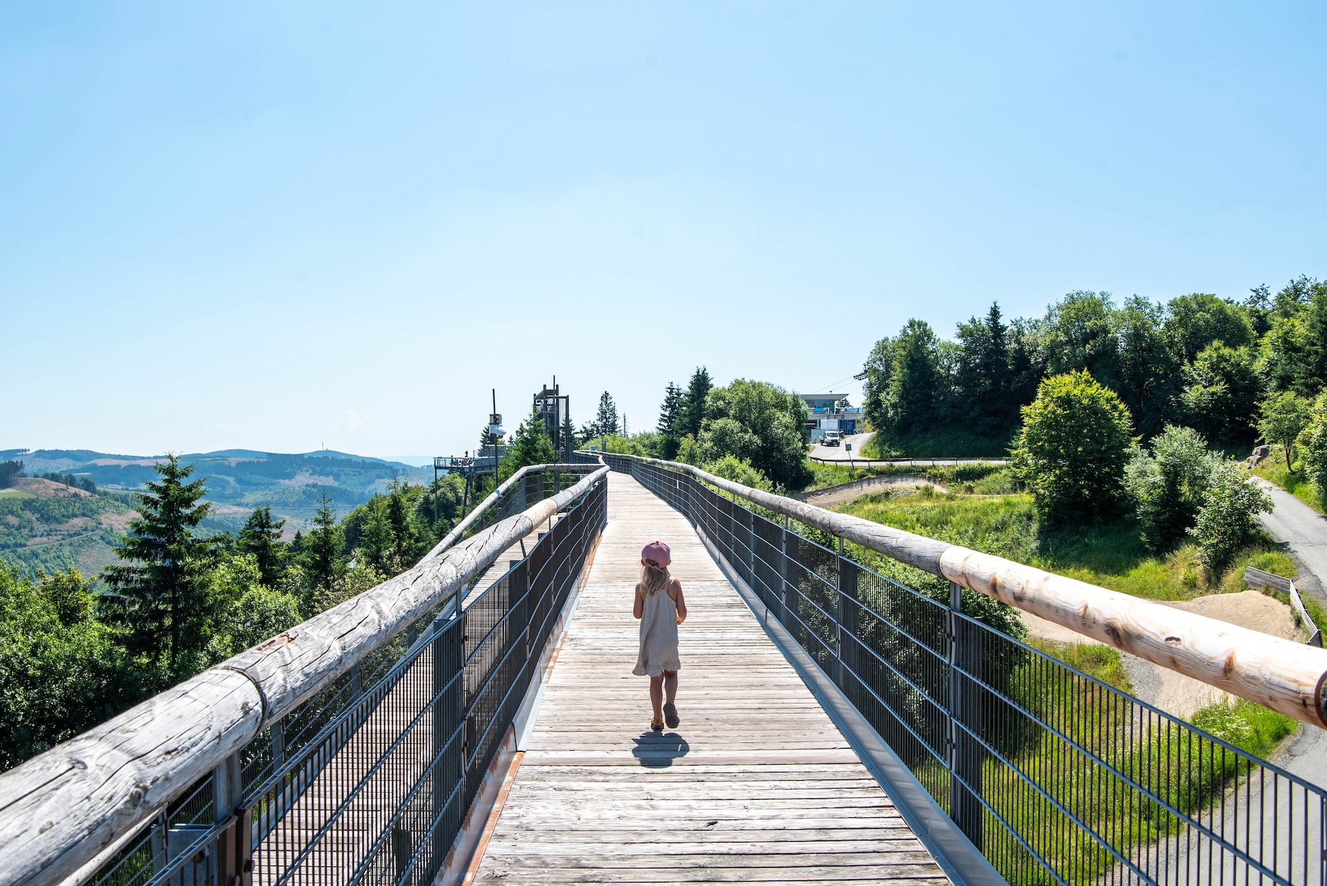 De Panorama Erlebnis Brücke in de zomer