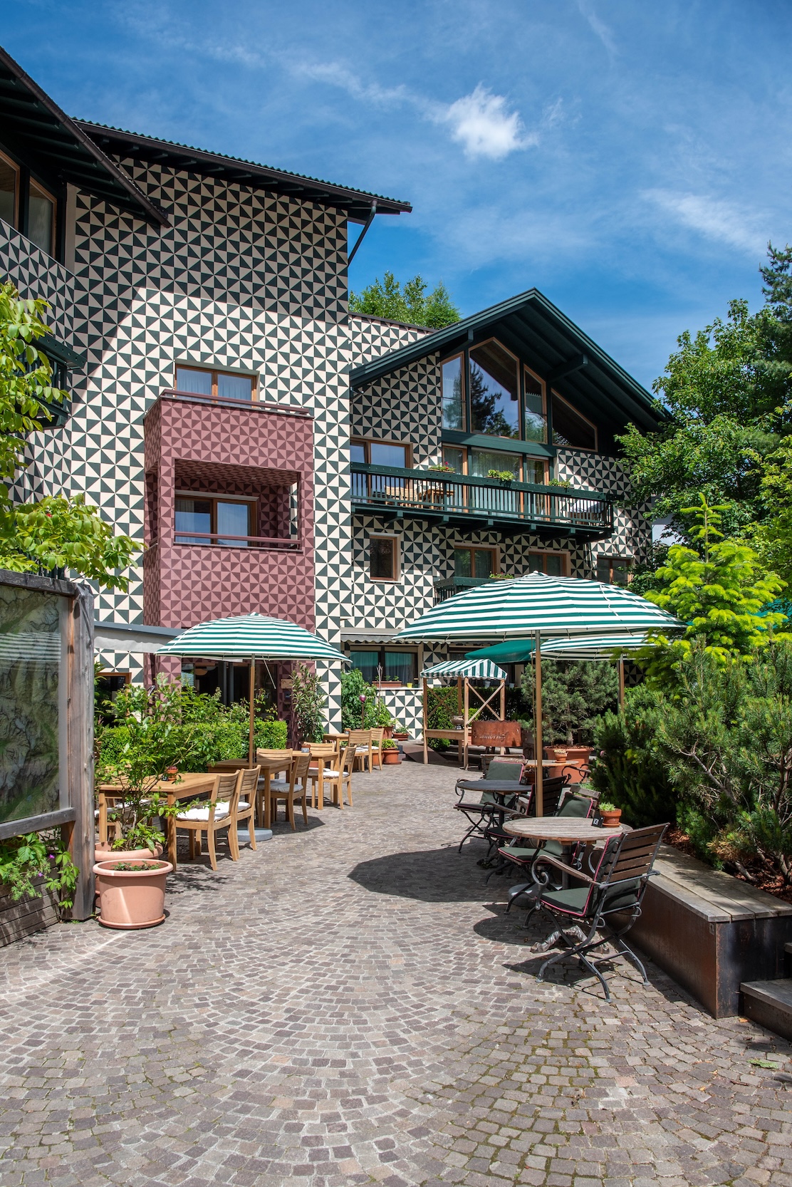 Het kleurrijke hotel Drumlerhof