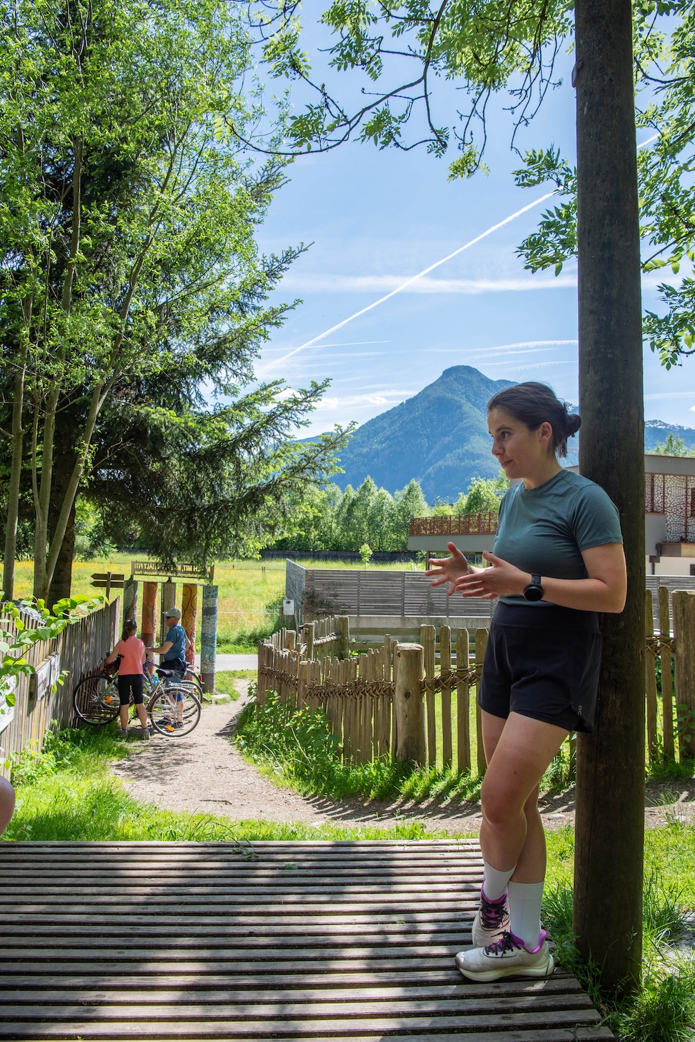 Eigenaresse Emma neemt ons mee naar het Kneipp-parcours