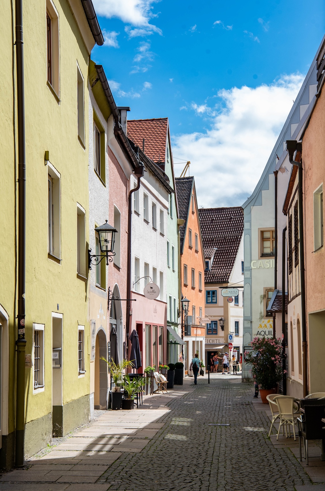 Dwalen door kleurrijke straatjes in Füssen