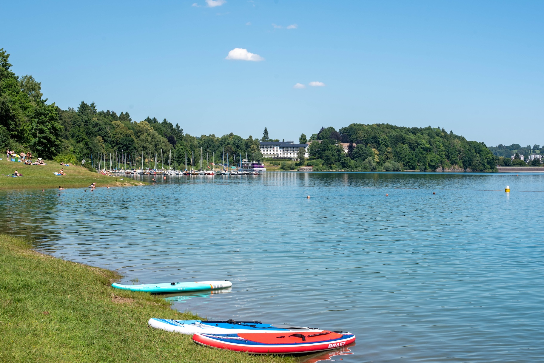 Hennesee in het Sauerland in Duitsland