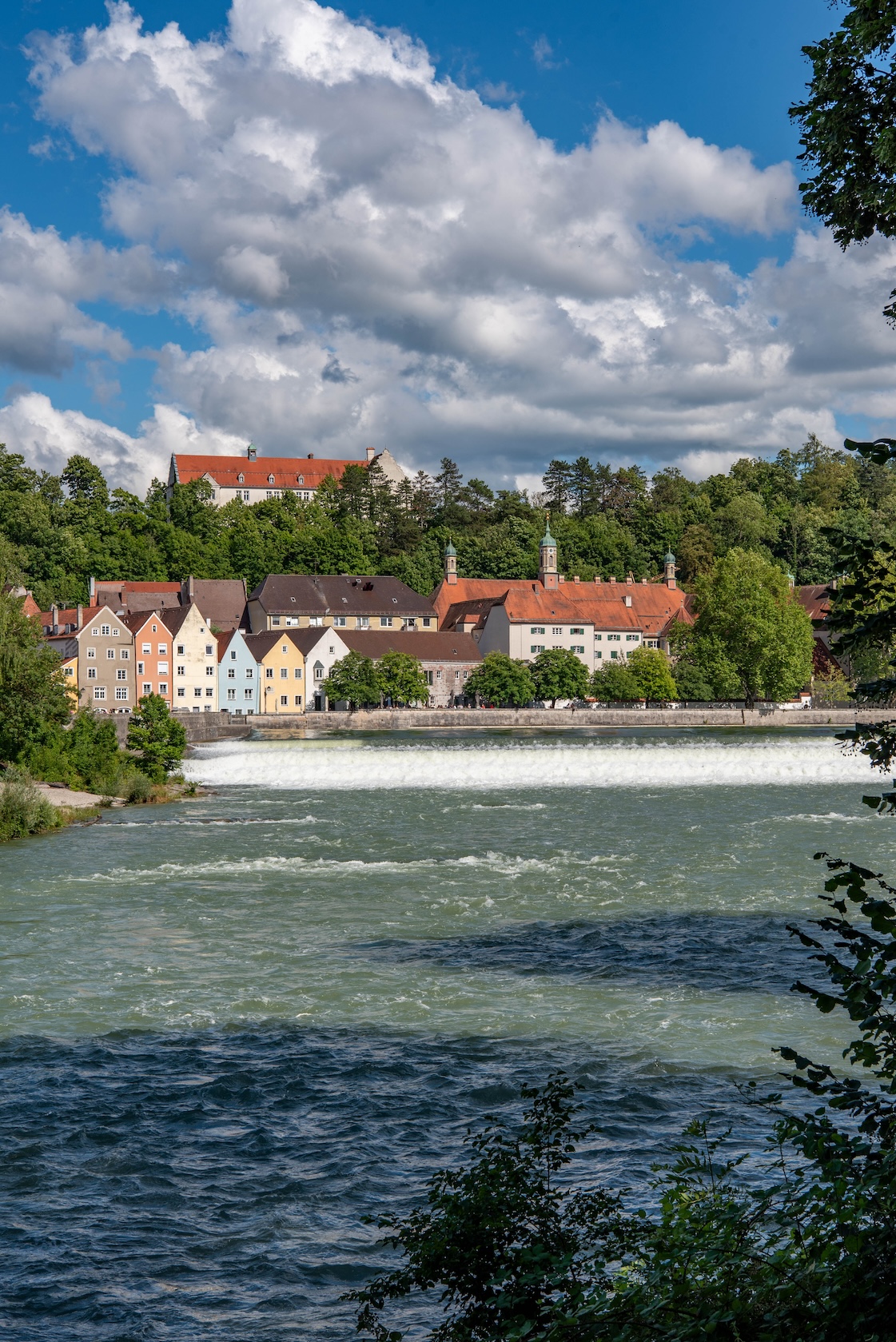 Landsberg am Lech in de zomer