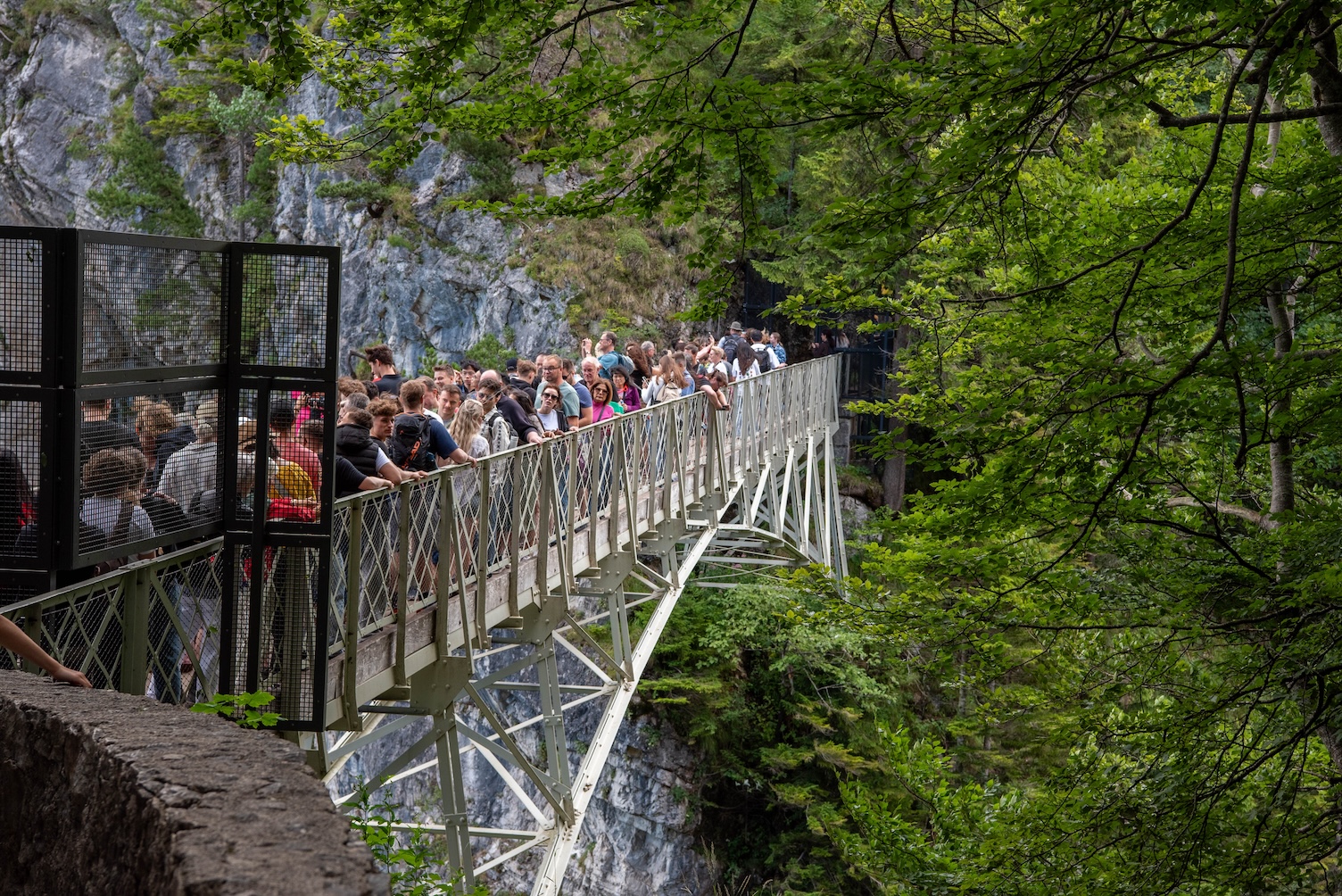 Marienbrücke bij Schloss Neuschwanstein