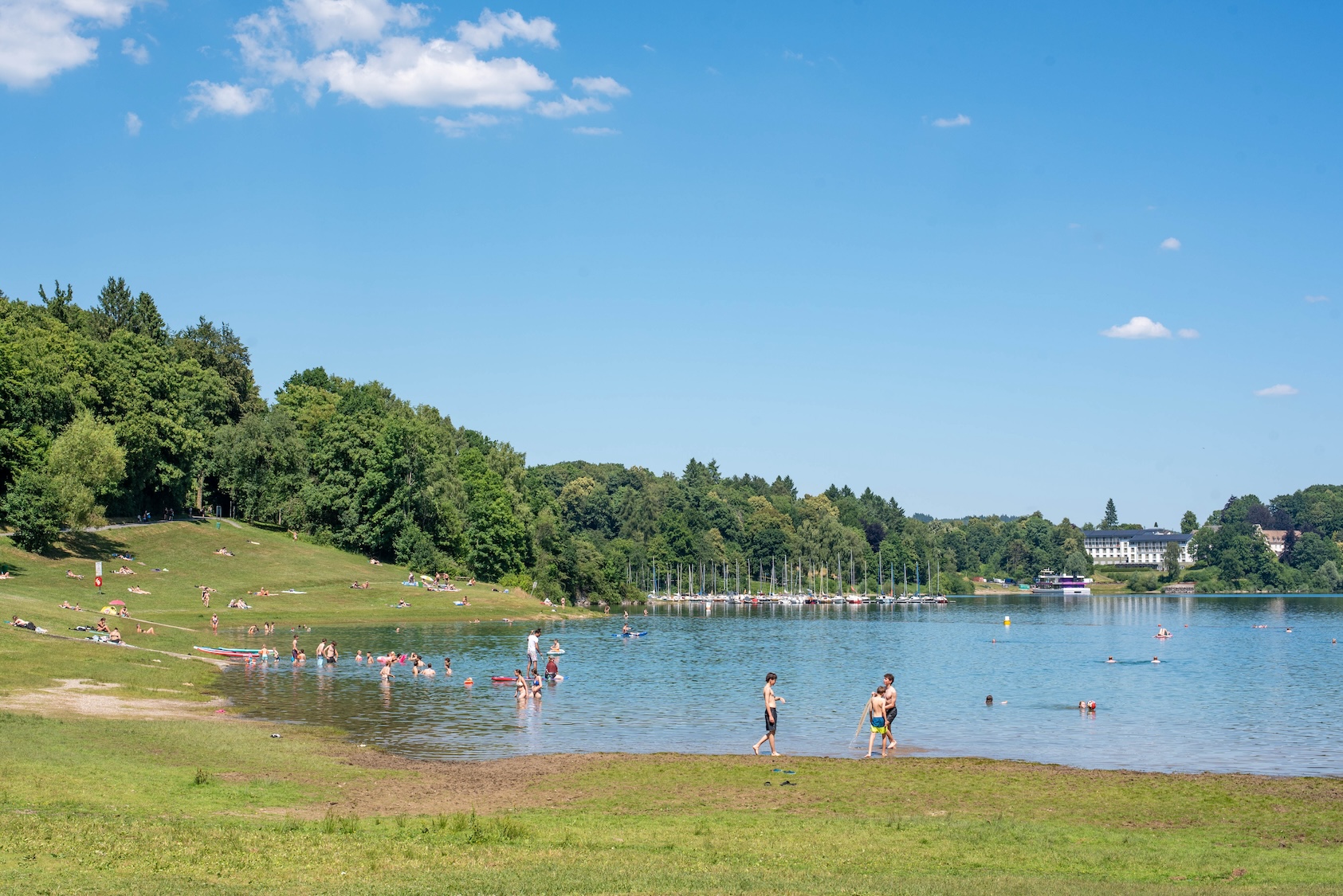 Verkoeling in het Sauerland in de zomer