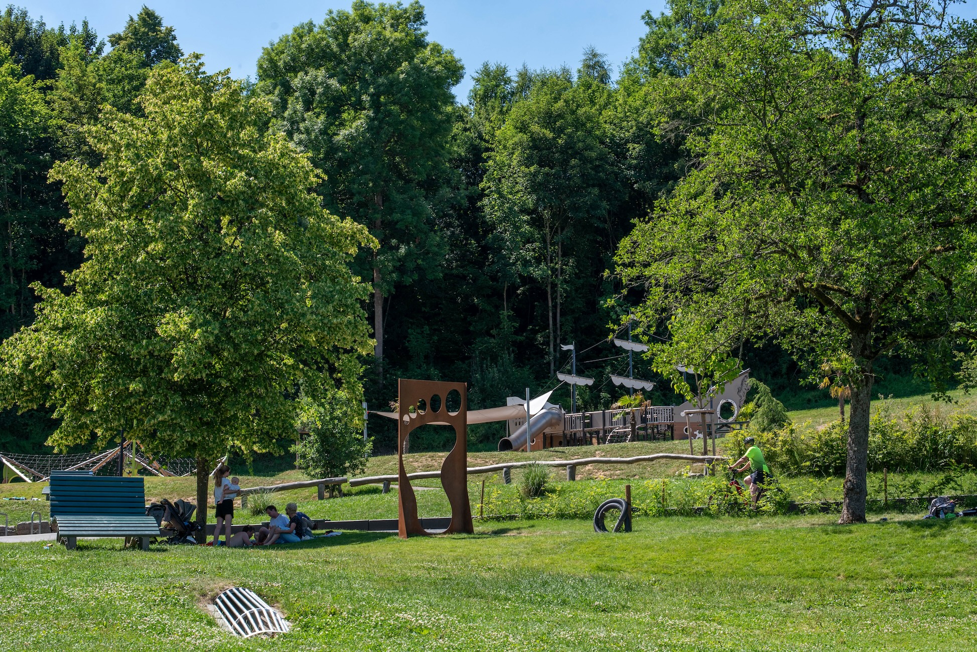 Speeltuin bij de Hennesee in Duistland
