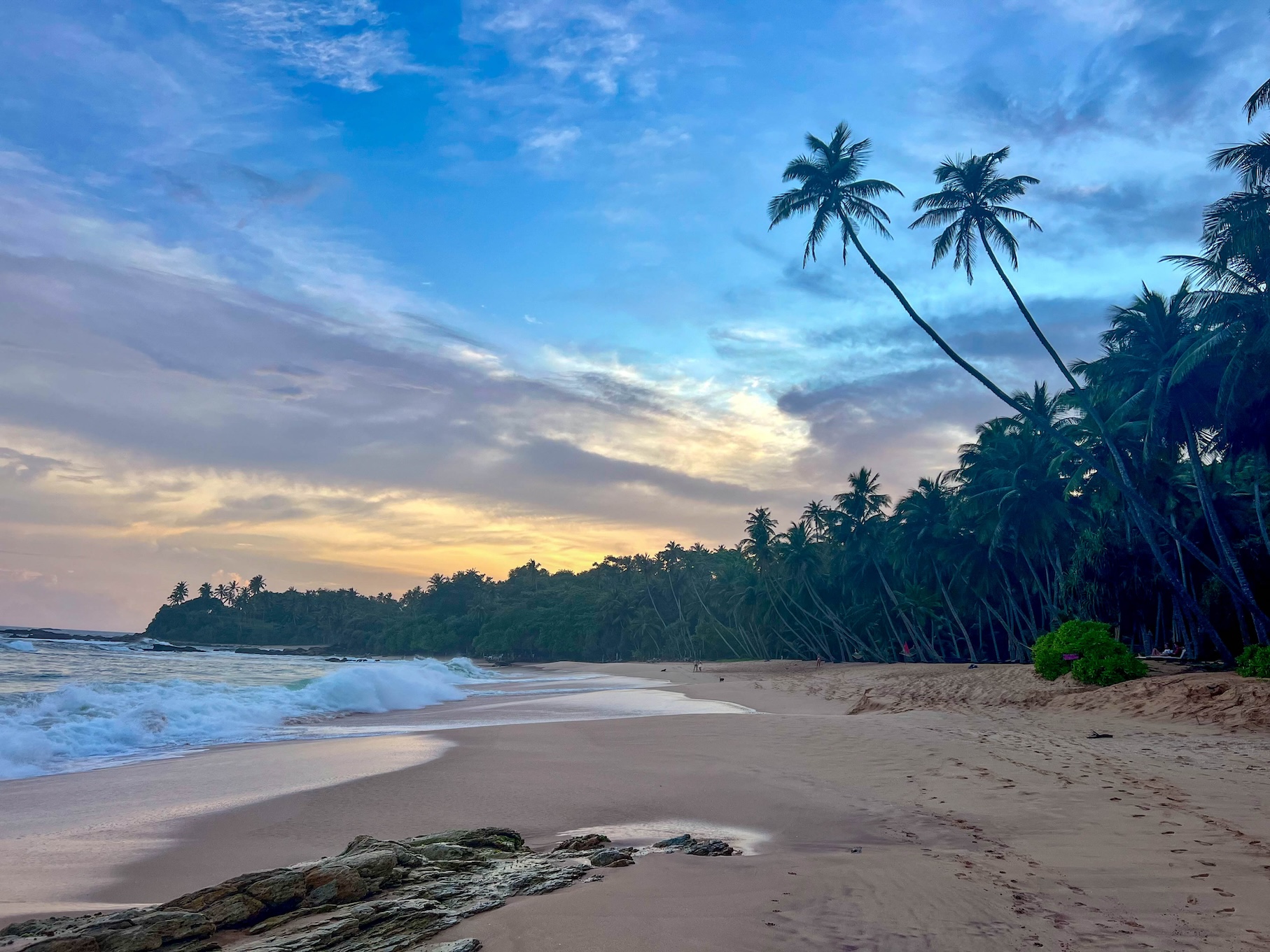 Mooi strand op Sri Lanka
