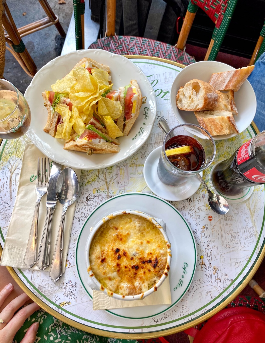 Franse uiensoep in Parijs