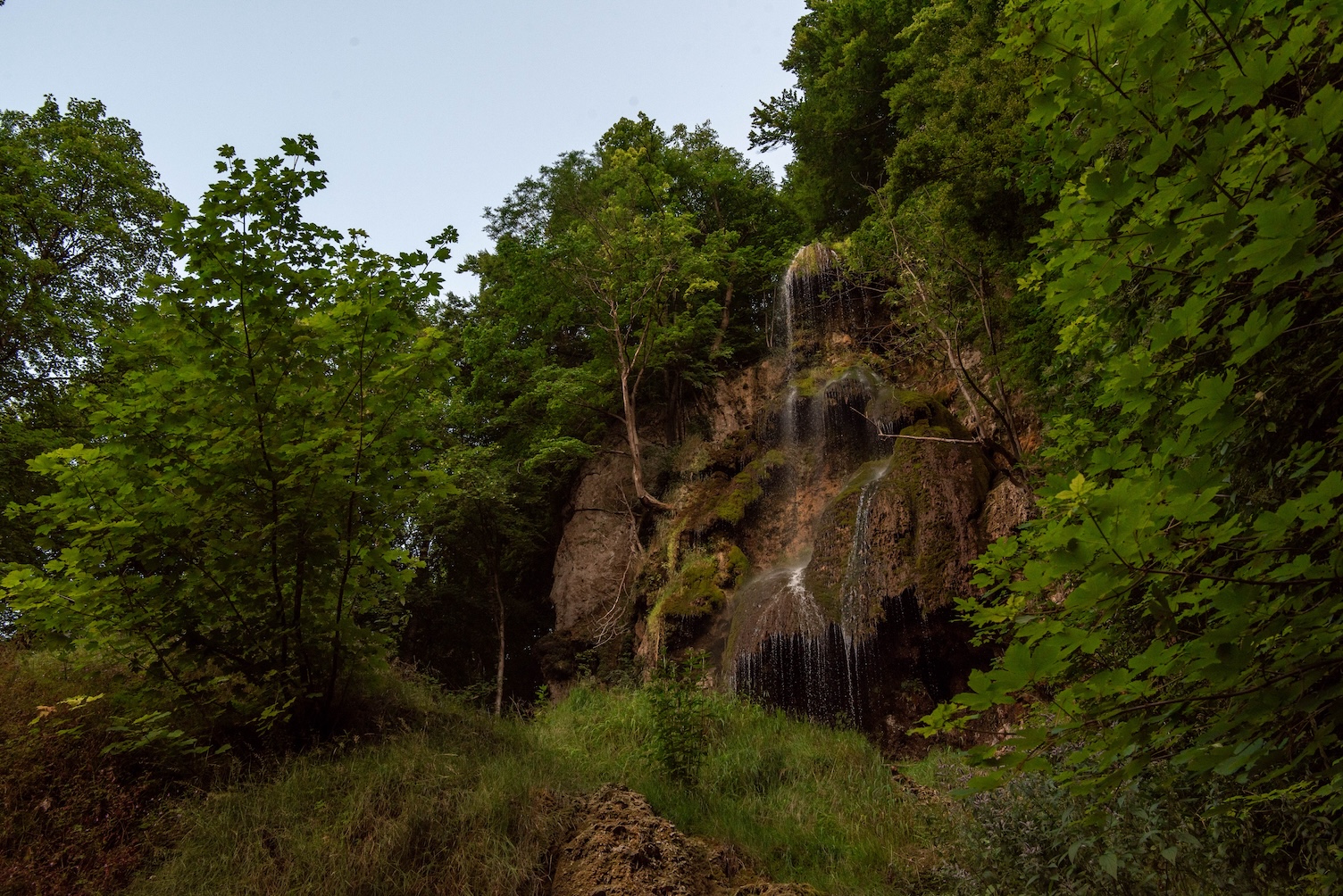 Wandeling naar de Urach waterval