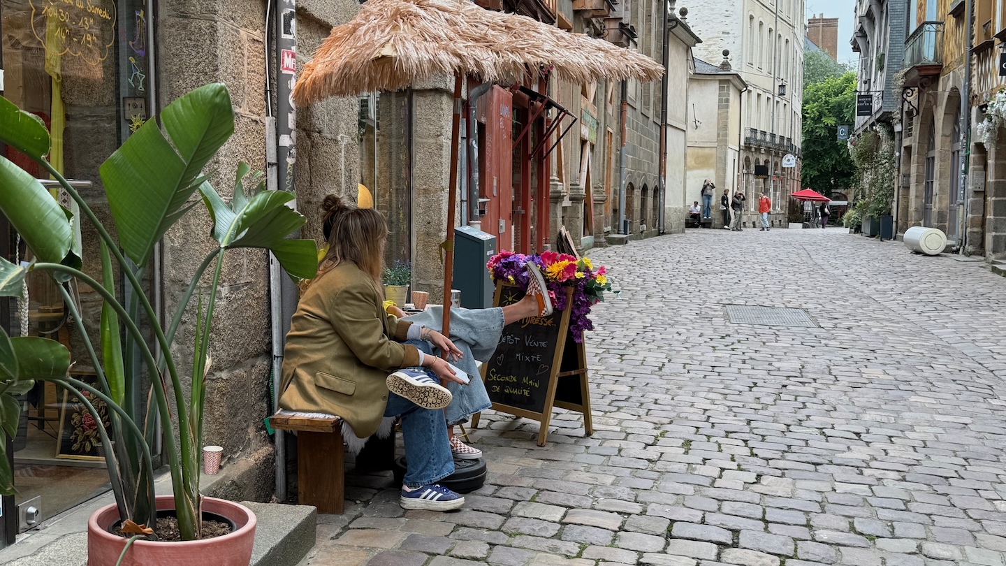 Gezellige straatjes in Rennes