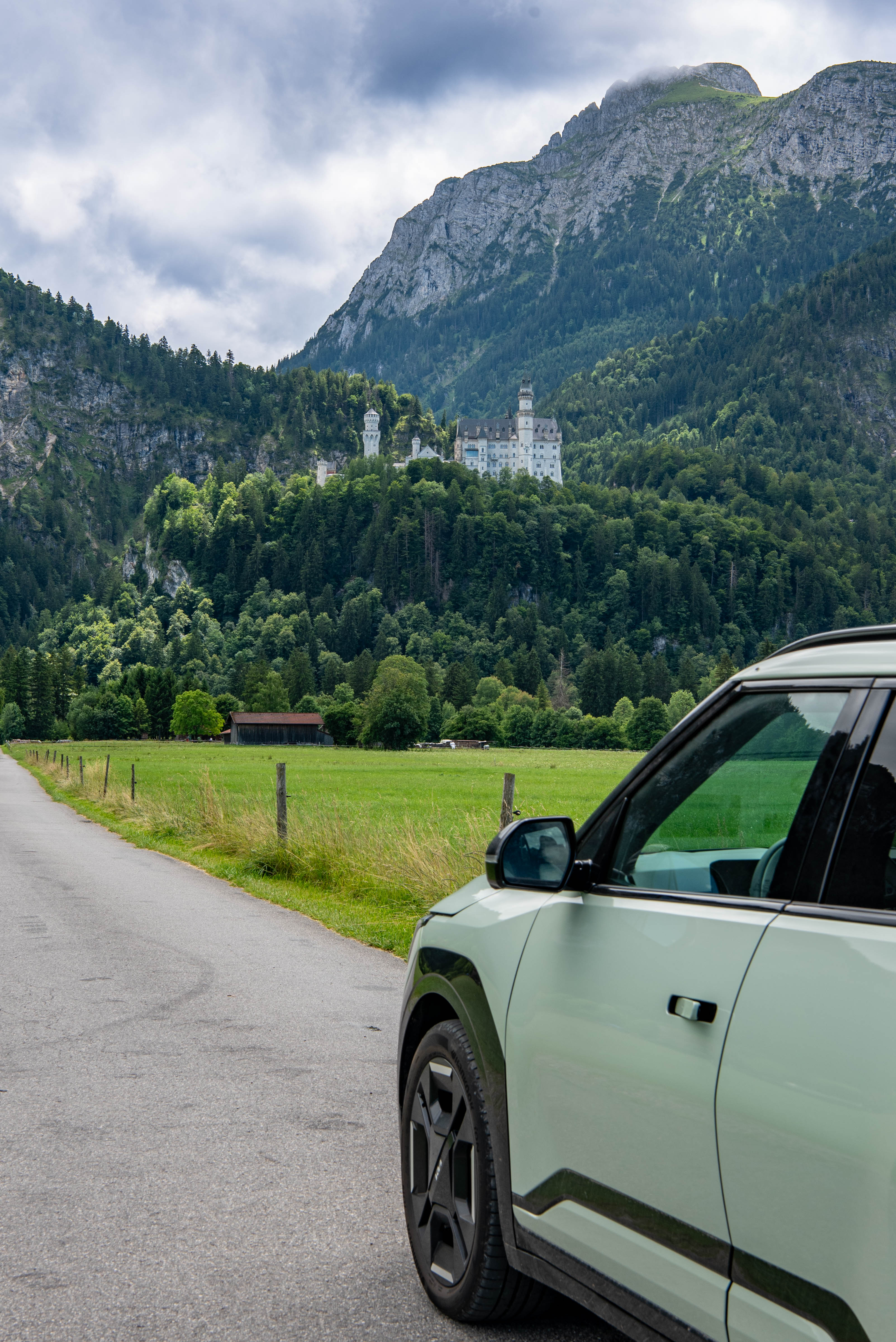 Rustig uitkijkpunt op Neuschwanstein