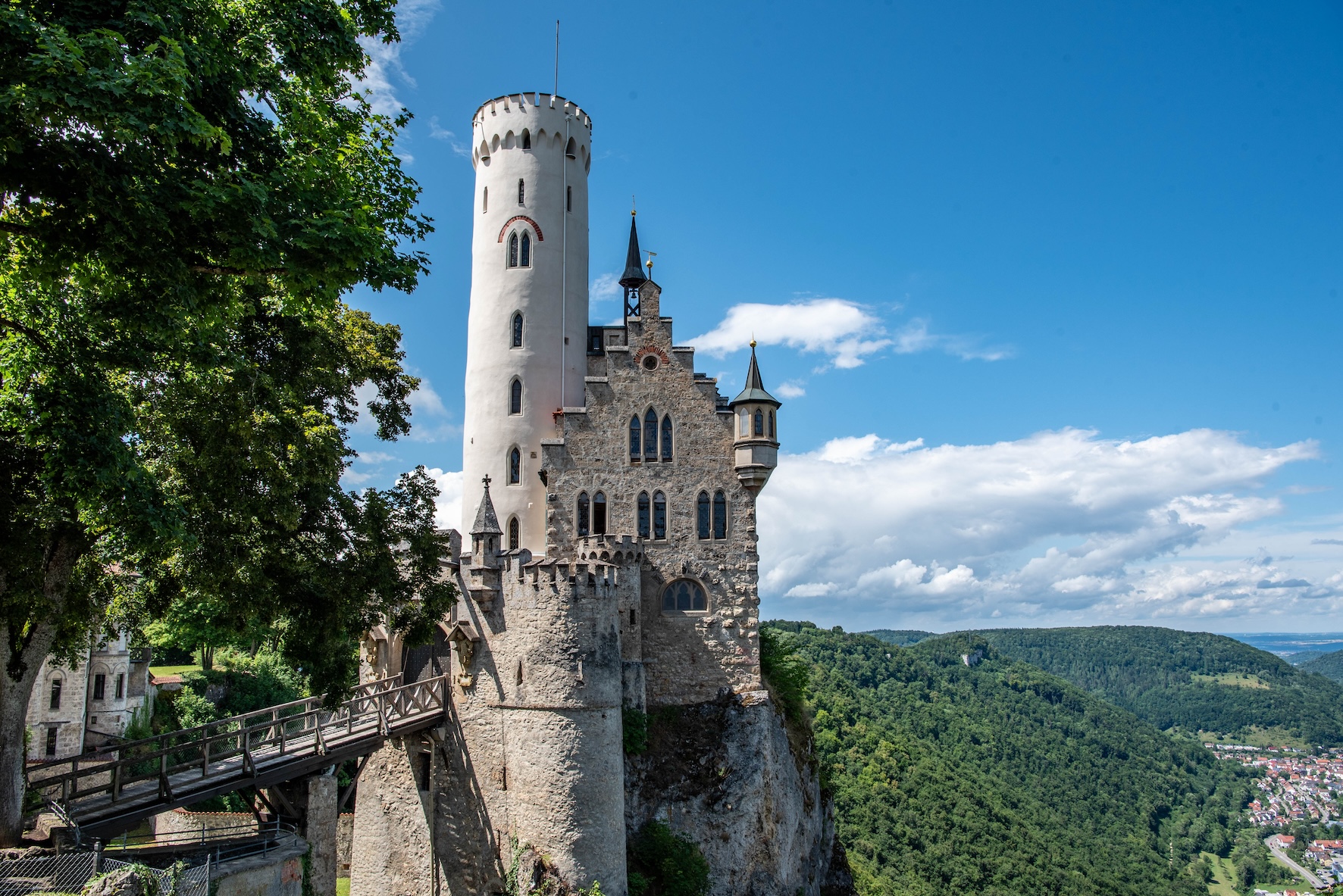 Schloss Lichtenstein lijkt op het Disney-kasteel