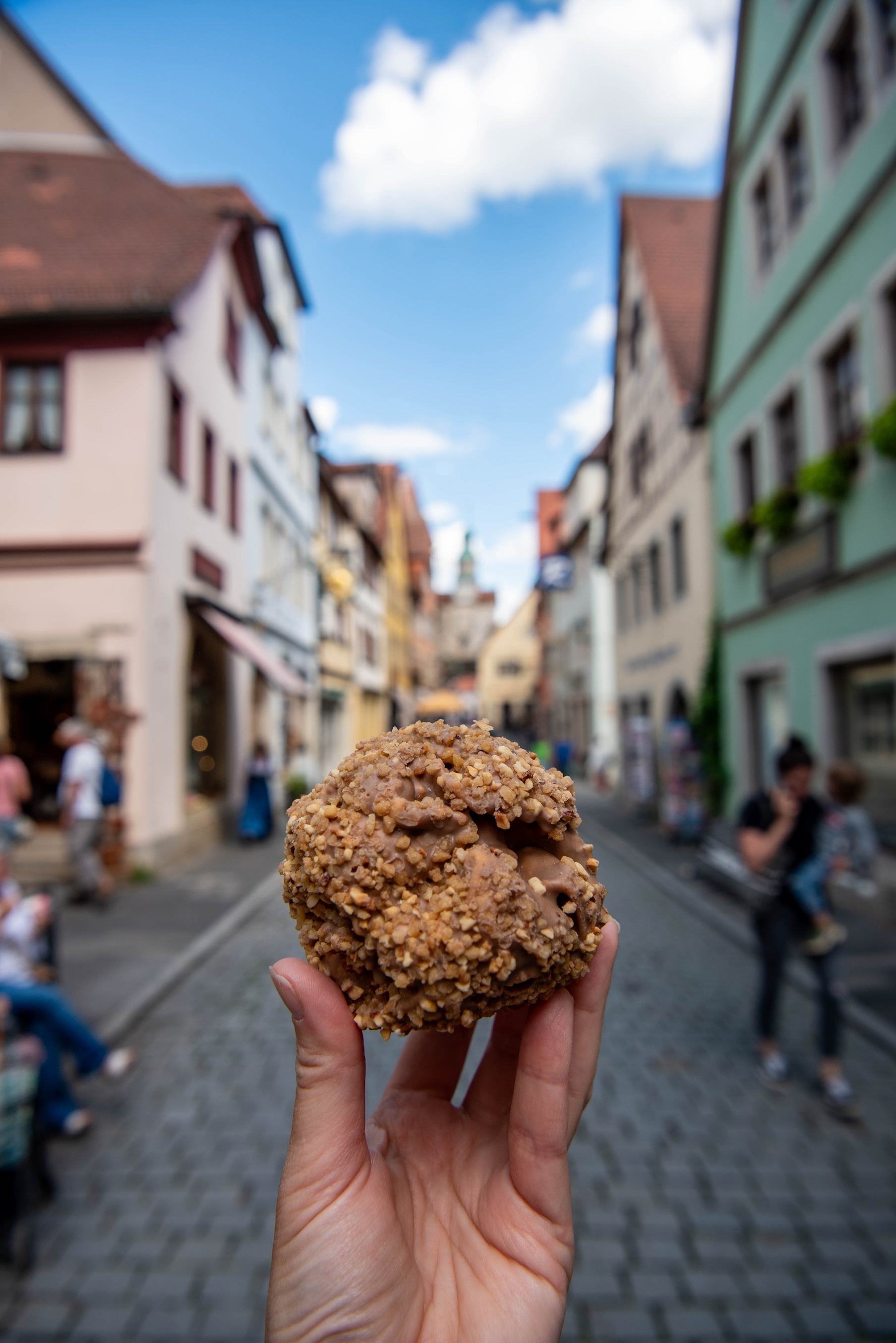 schneeballen Rothenburg ob der Tauber proeven