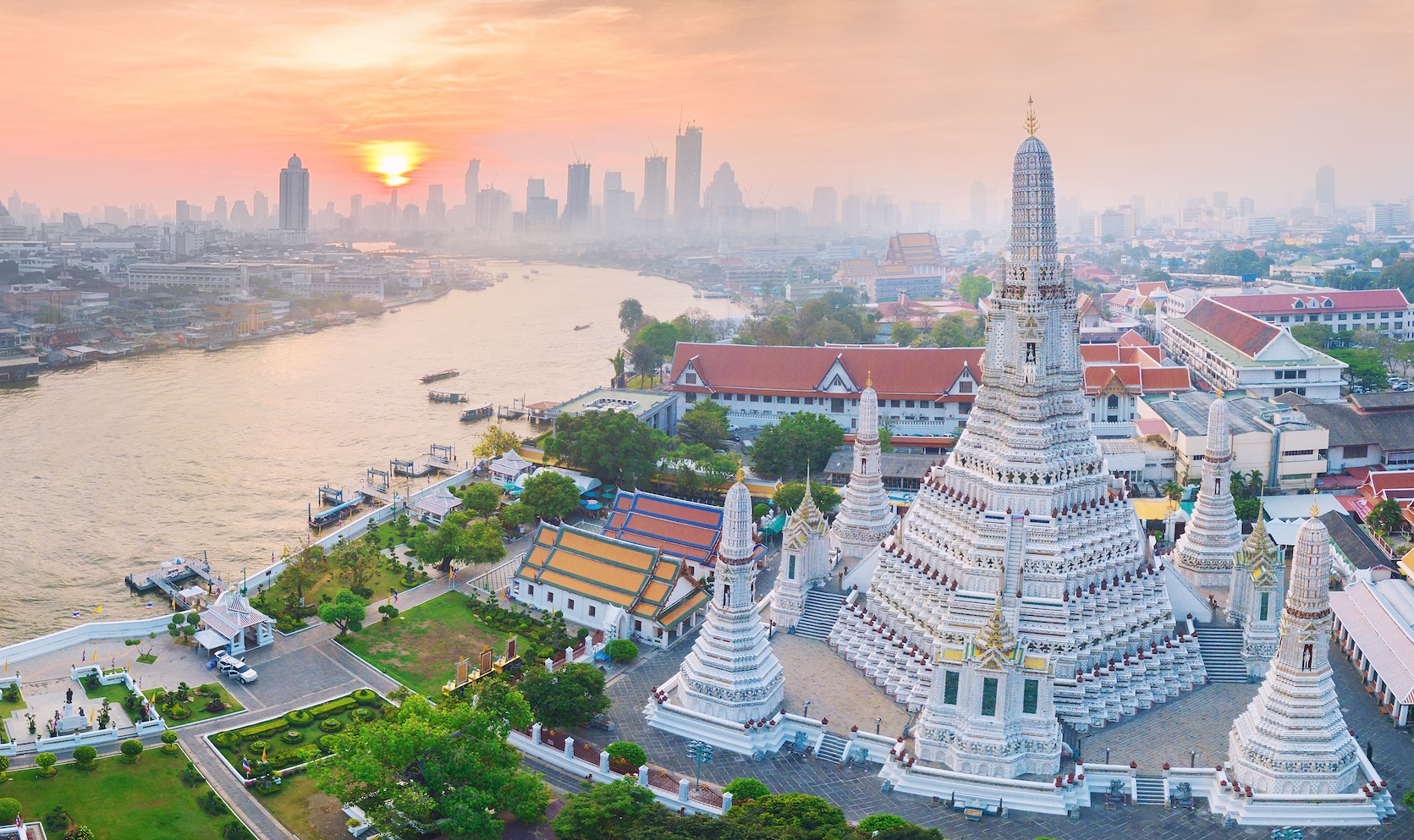 Uitzicht over Bangkok