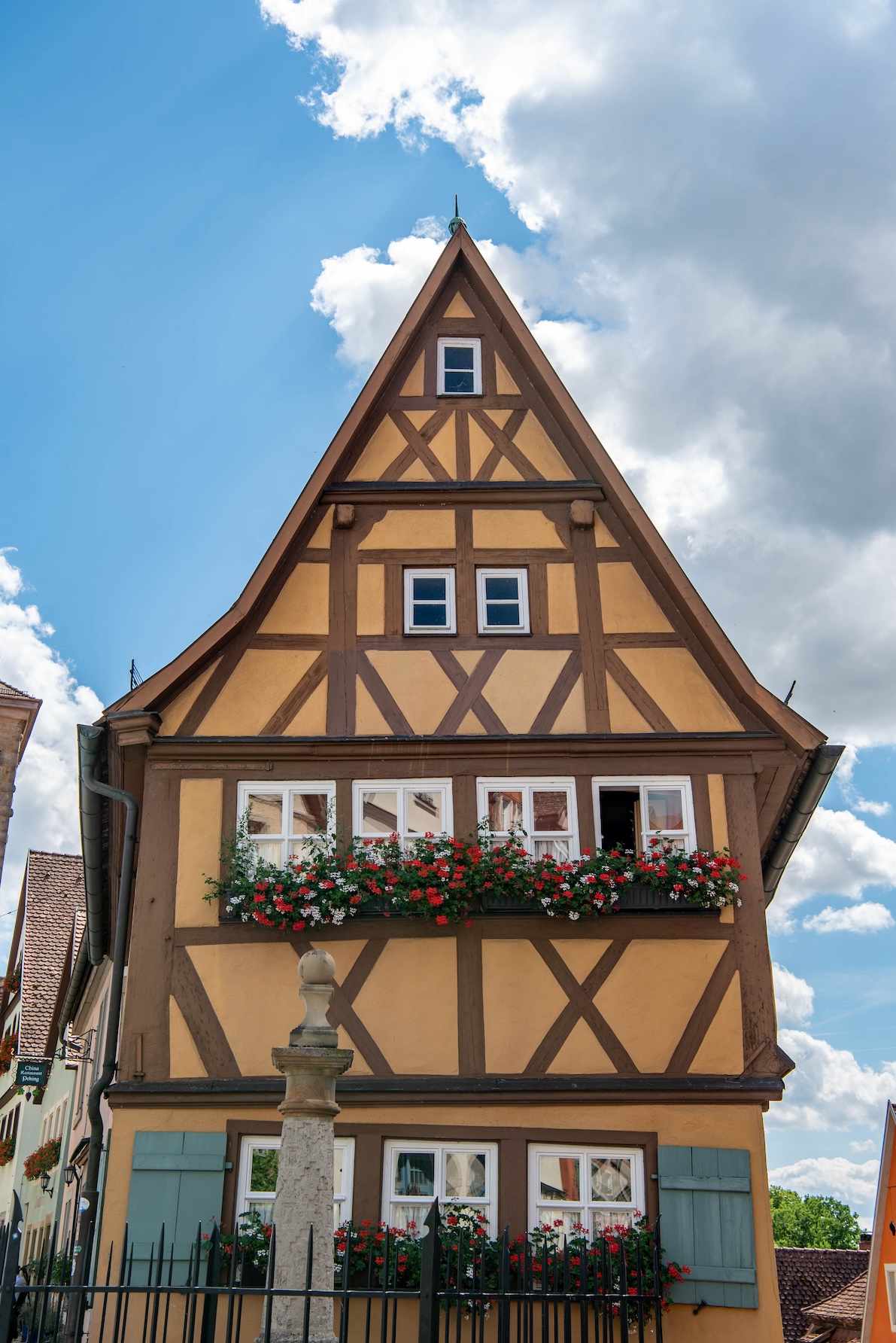 Prachtig vakwerkhuis in Rothenburg