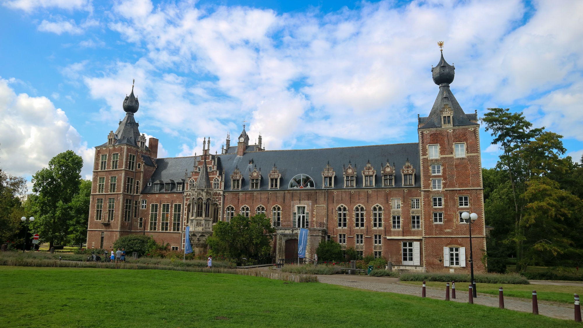 Het indrukwekkende Arenbergkasteel op de campus van KU Leuven.