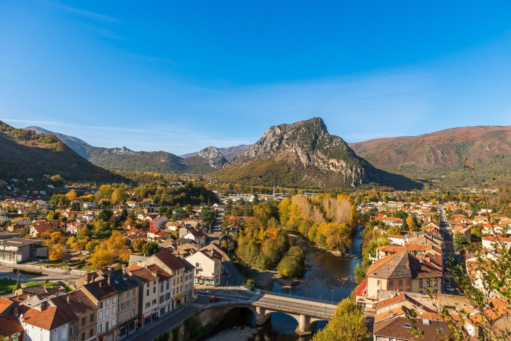 Dorp in de Ariège in Zuid-Frankrijk