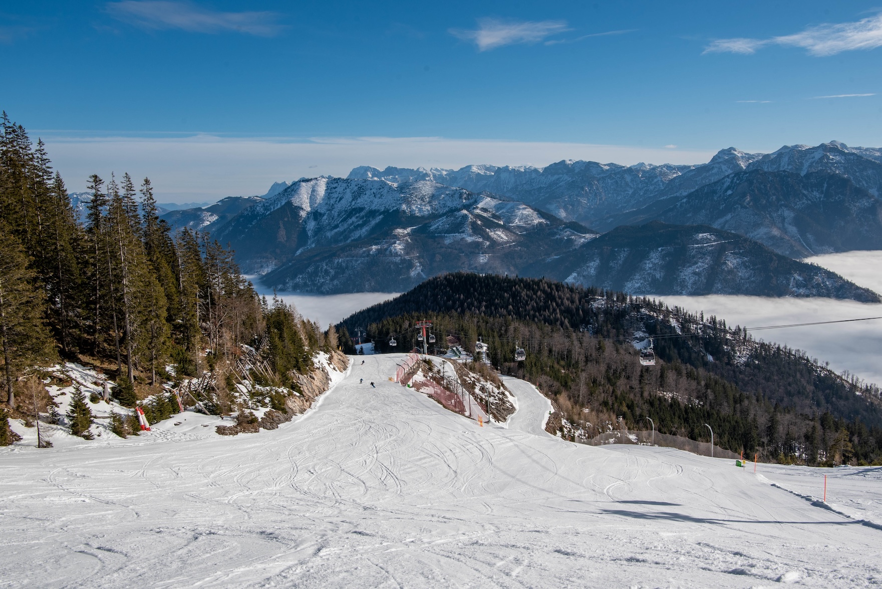 Skipiste rode 1 in skigebied Feuerkogel