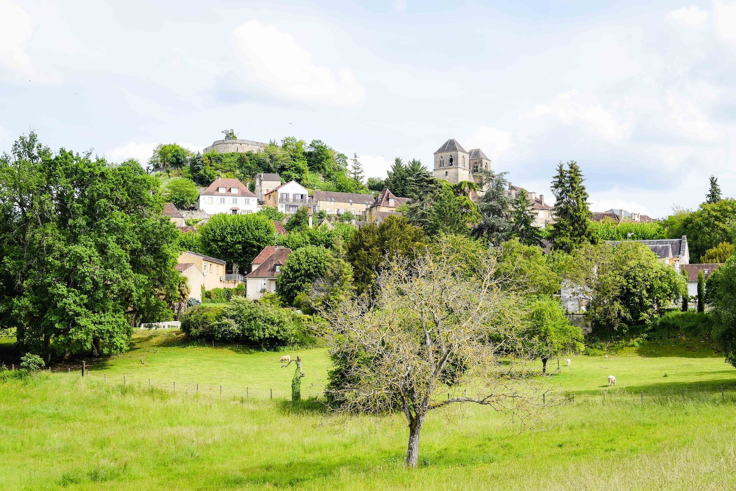 Gourdon in de Lot, Frankrijk