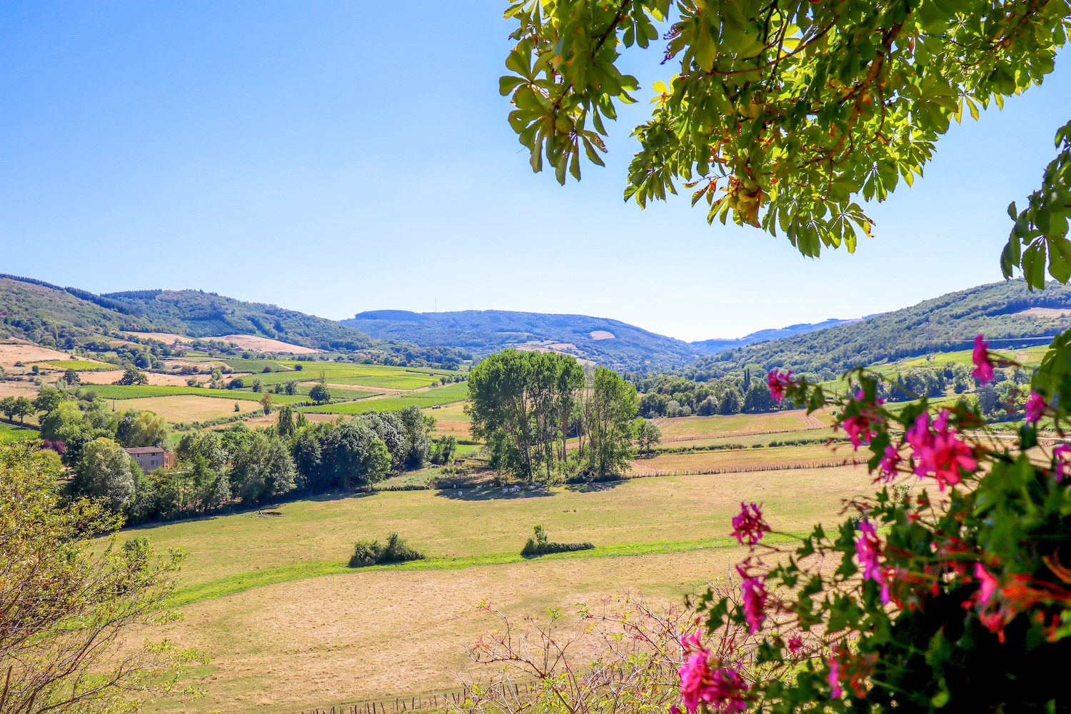 Uitzicht in de Morvan, Frankrijk