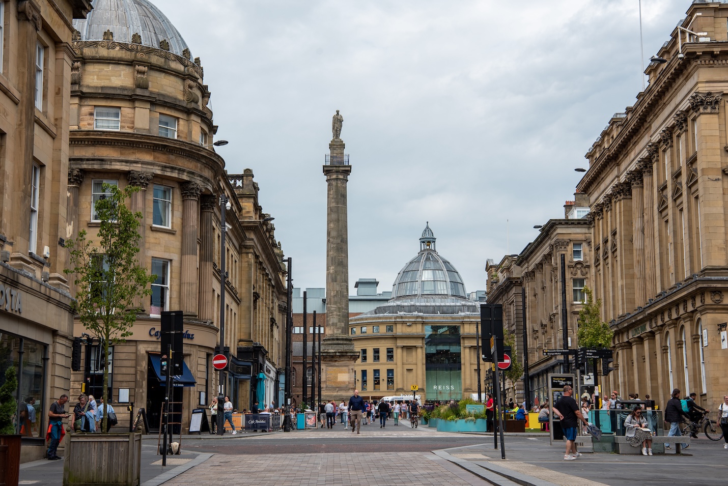 Grey Street in Newcastle