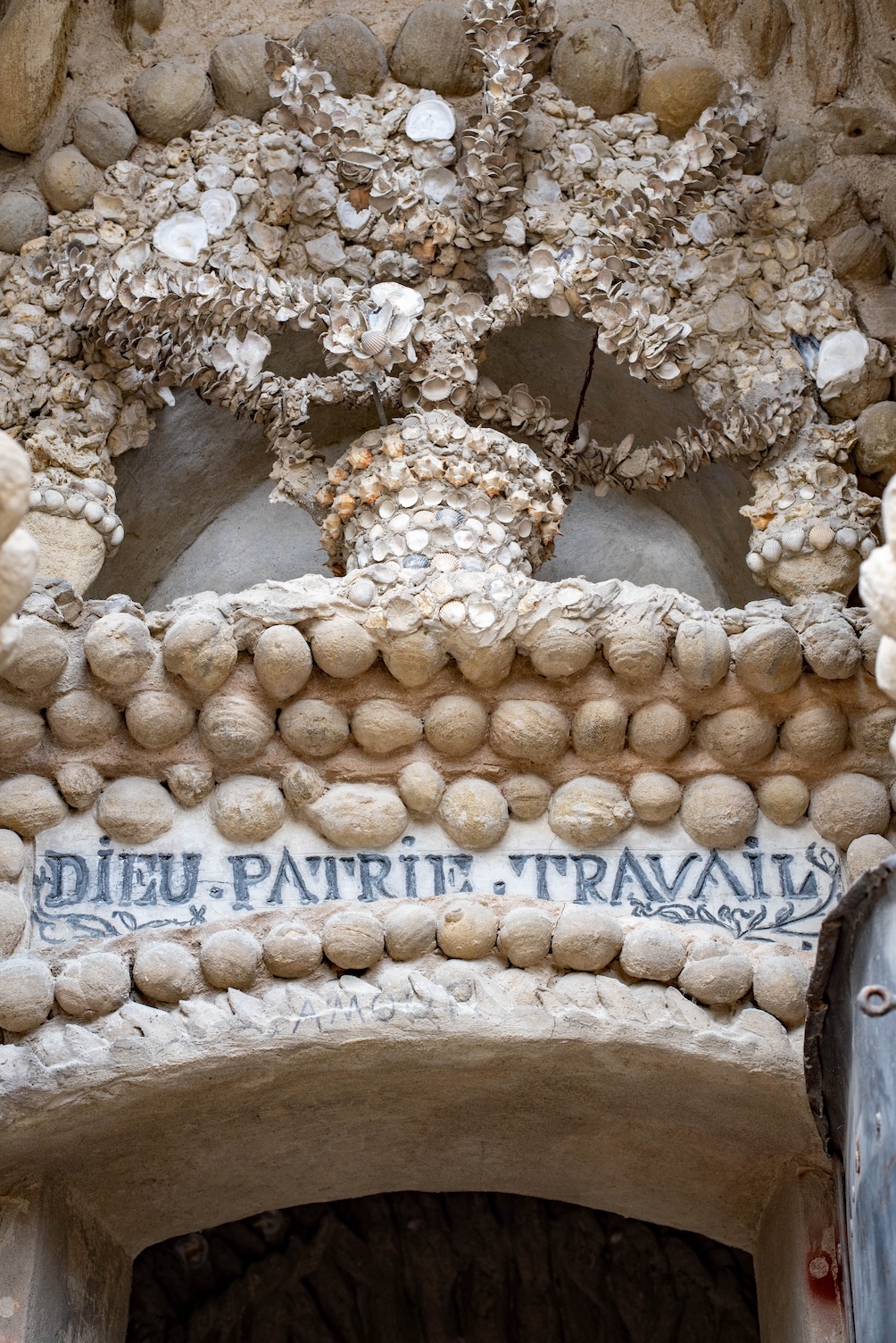 Palais Idéal in de Drôme, detail van sculpturen