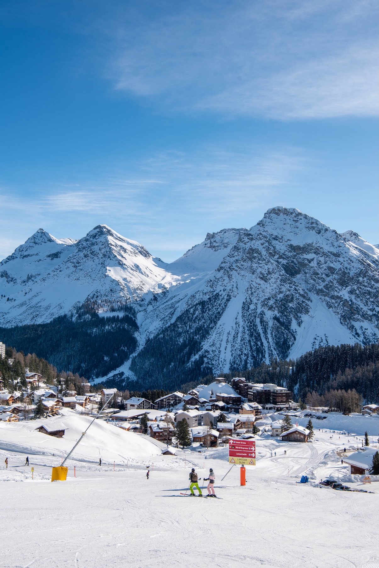 Perfecte skipiste in Arosa