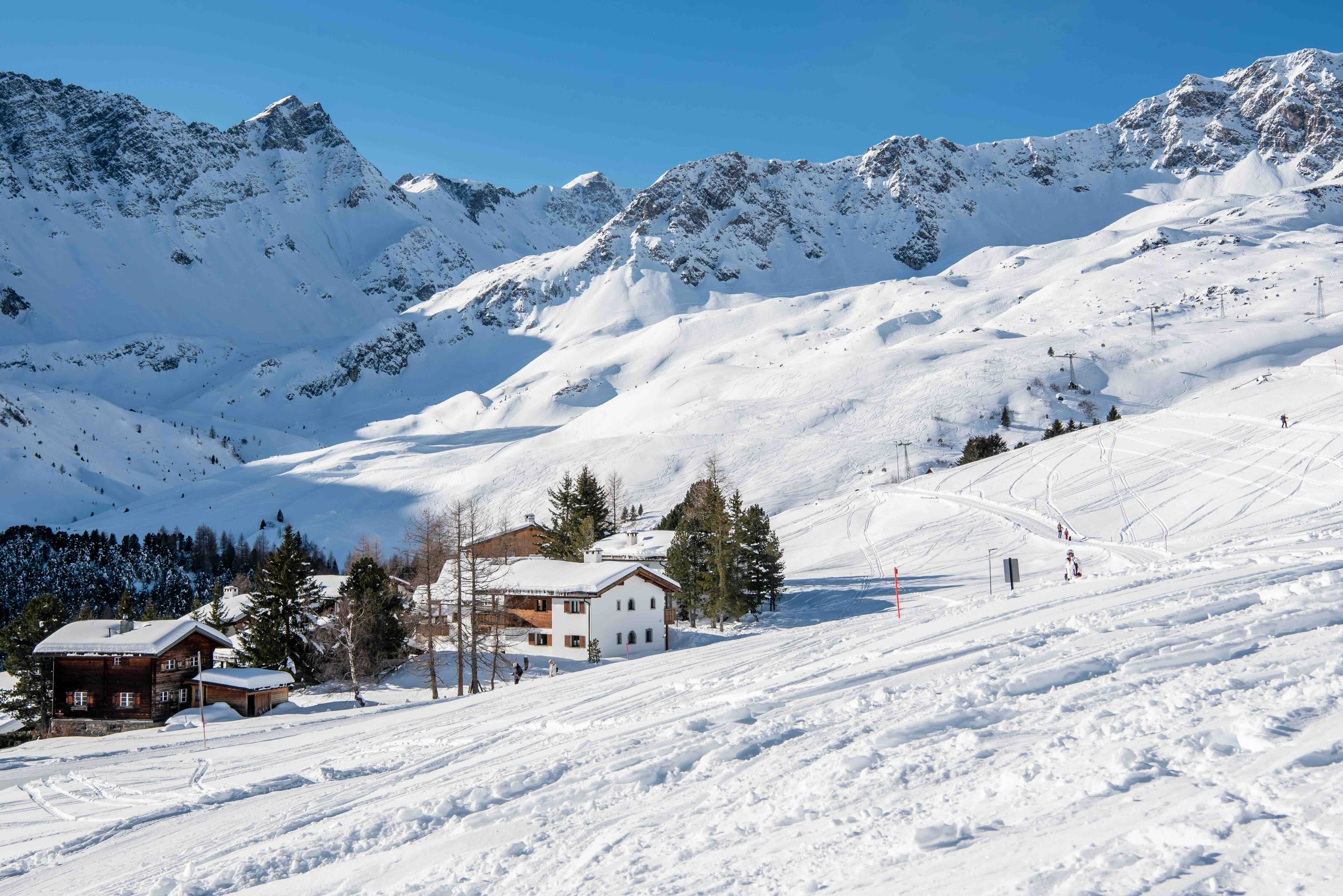 Arosa in Zwitserland tijdens de kerstvakantie