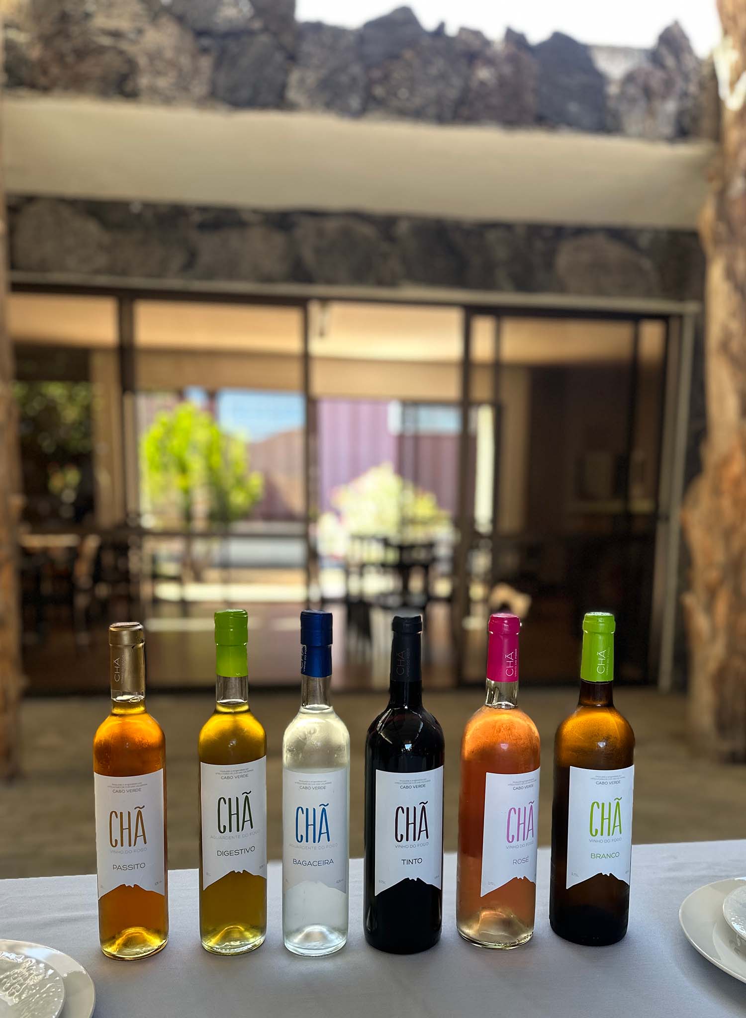 Cha wijn Fogo proeverij