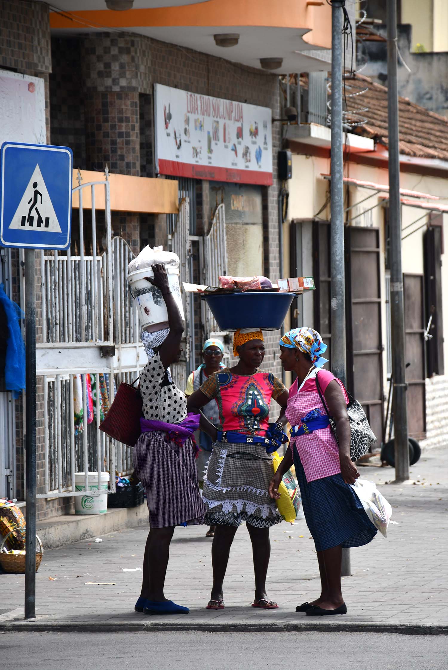 Locals hoofdstad Praia Santiago kaapverdie