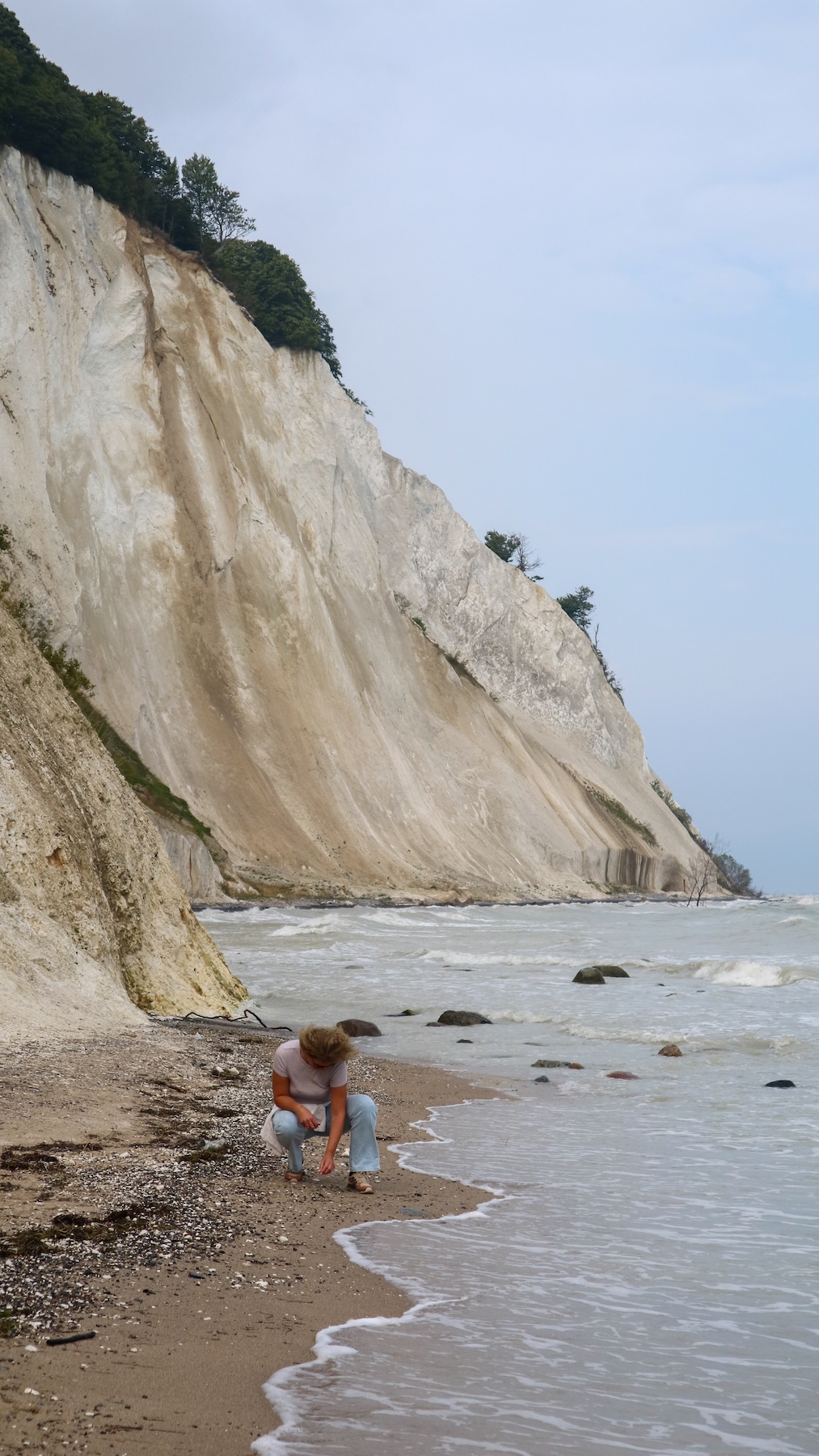 Møn is een paradijs voor fossielenjagers