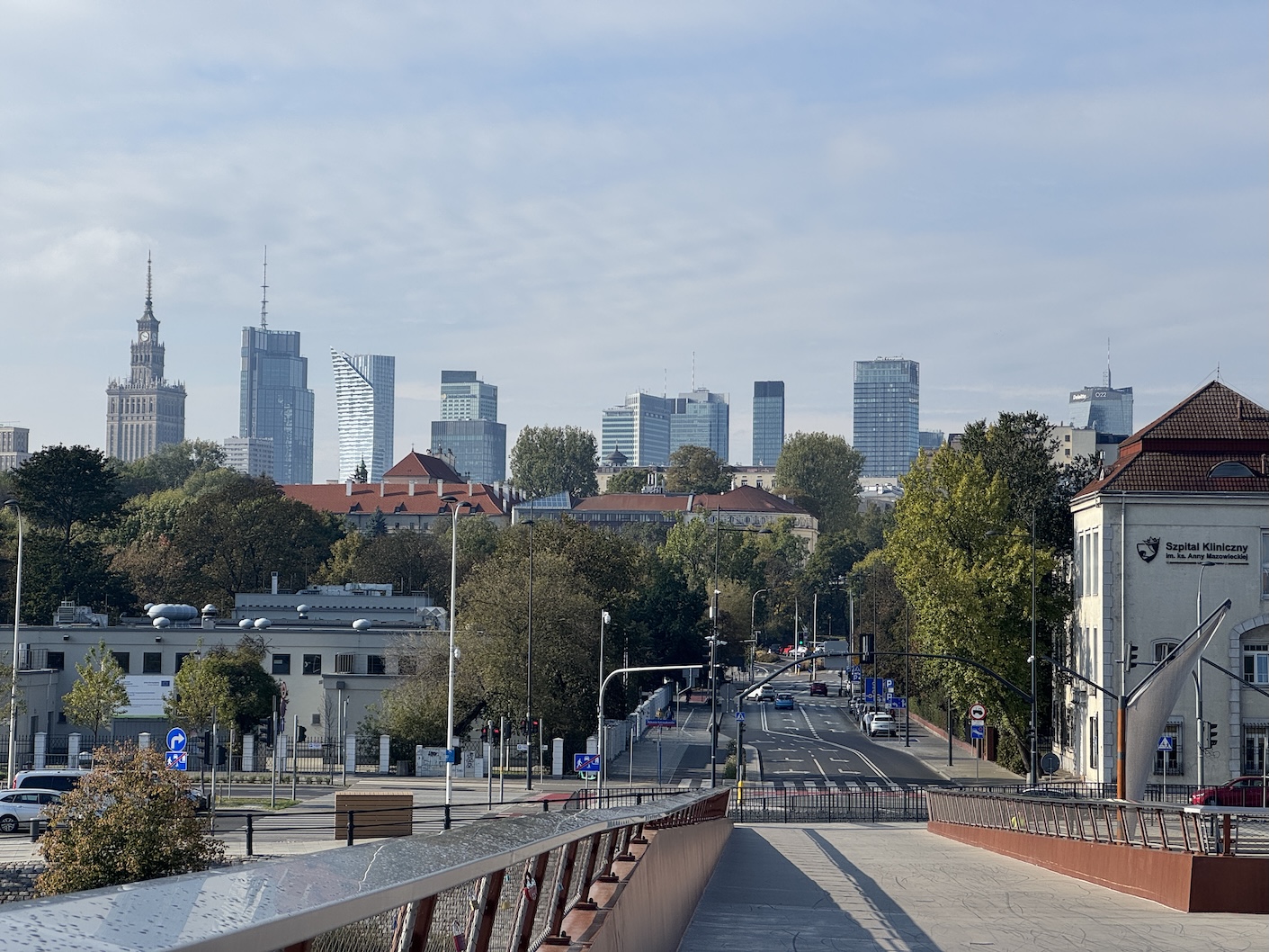 Skyline van Warschau
