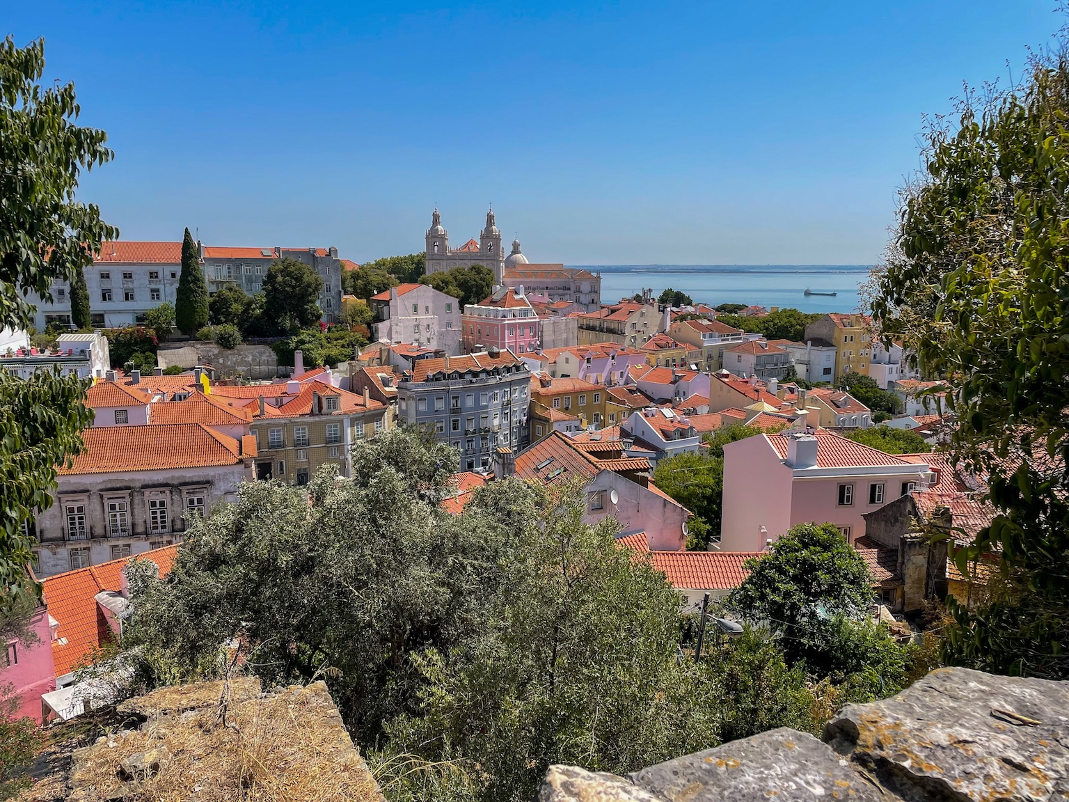 Uitzicht in Lissabon, Portugal