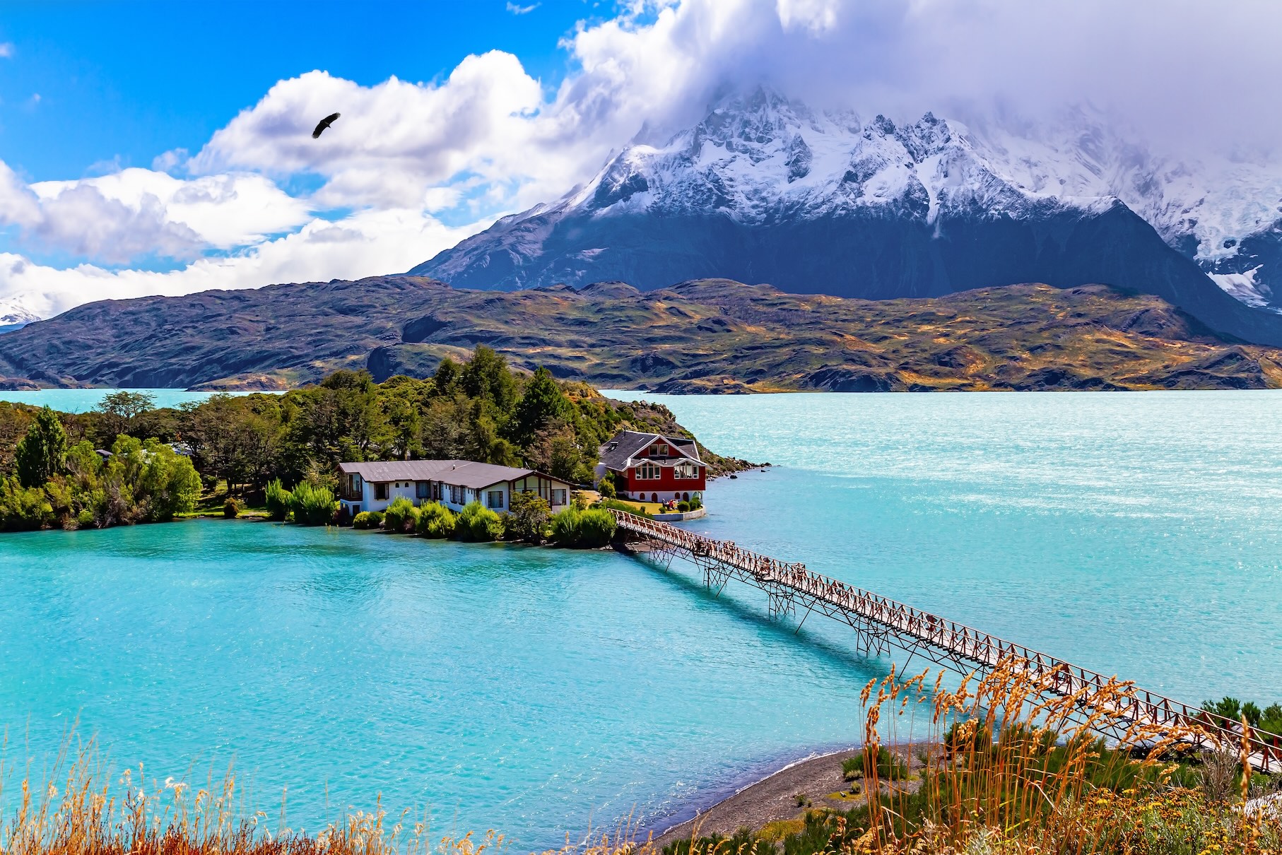 Afgelegen hotel in Patagonië