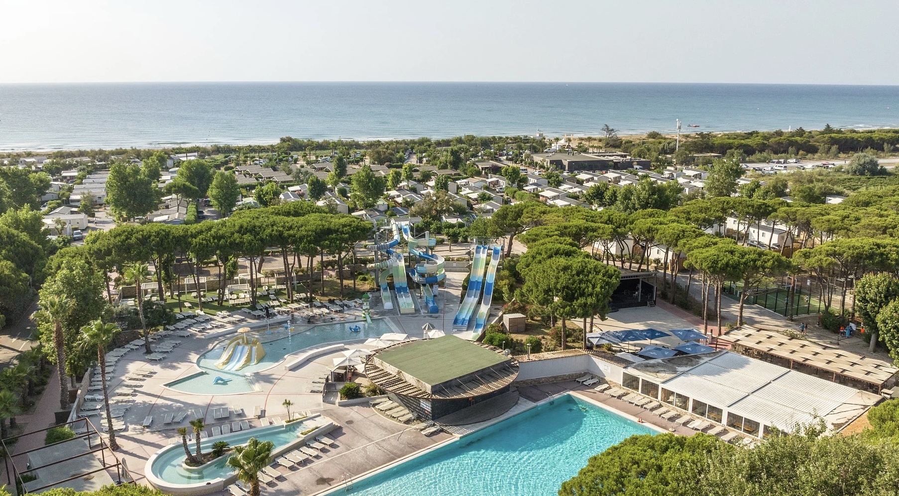 Uitzicht op Camping Le Castellas