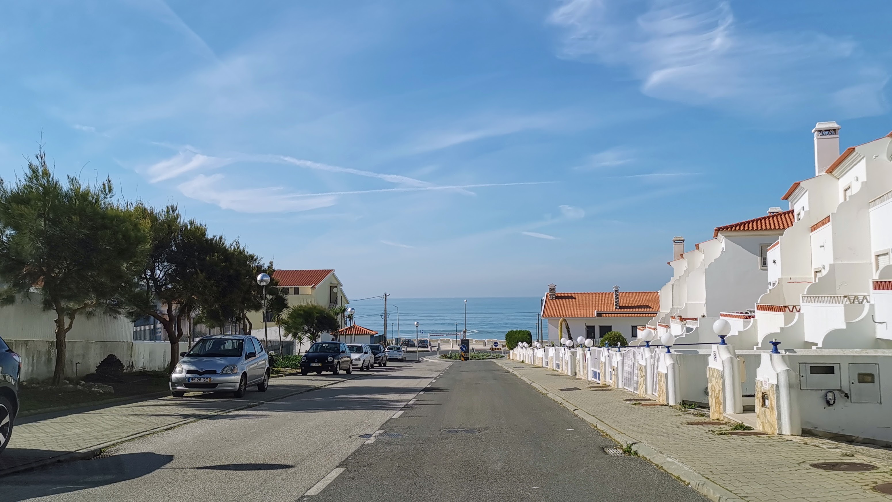 Uitzicht op strand in Ericeira