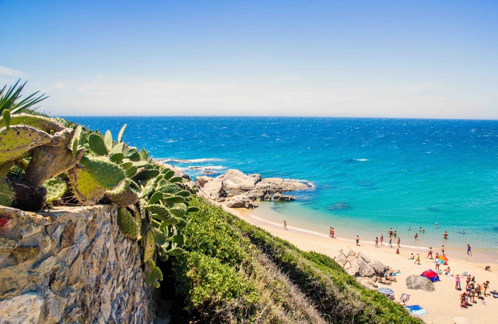Playa de Atlanterra in Zuid-Spanje