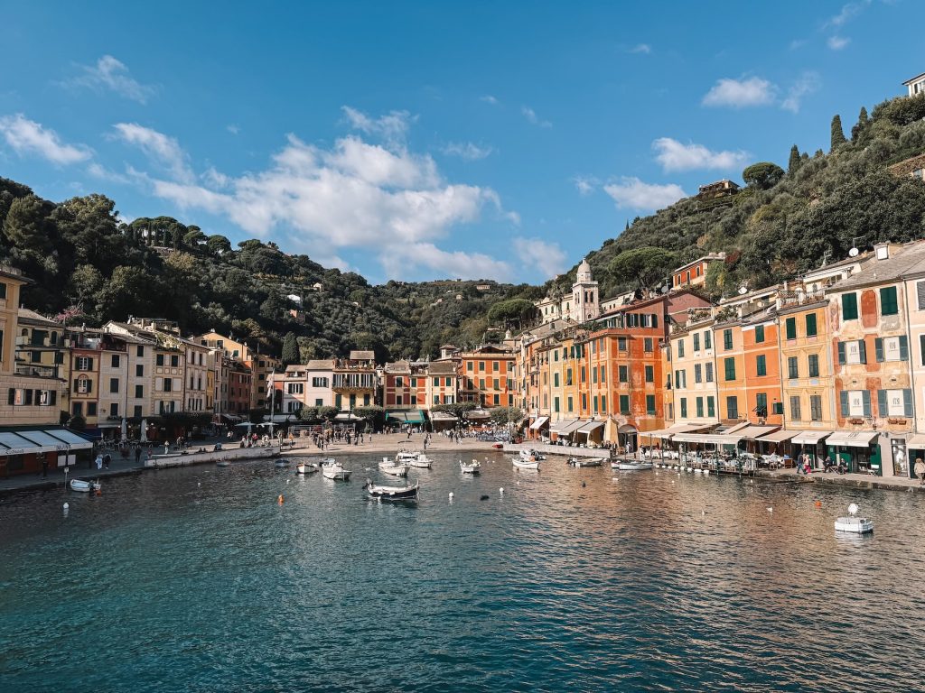 De romantisch baai van Portofino