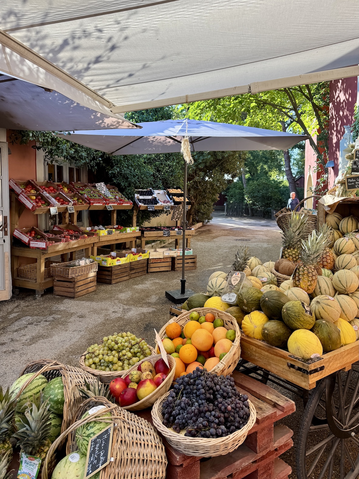 Groenteboer van camping Serignan Plage