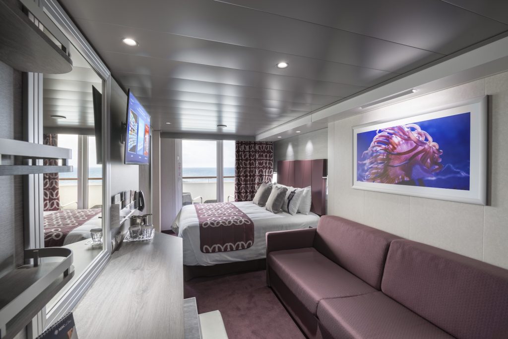 Luxe hut op een cruiseschip