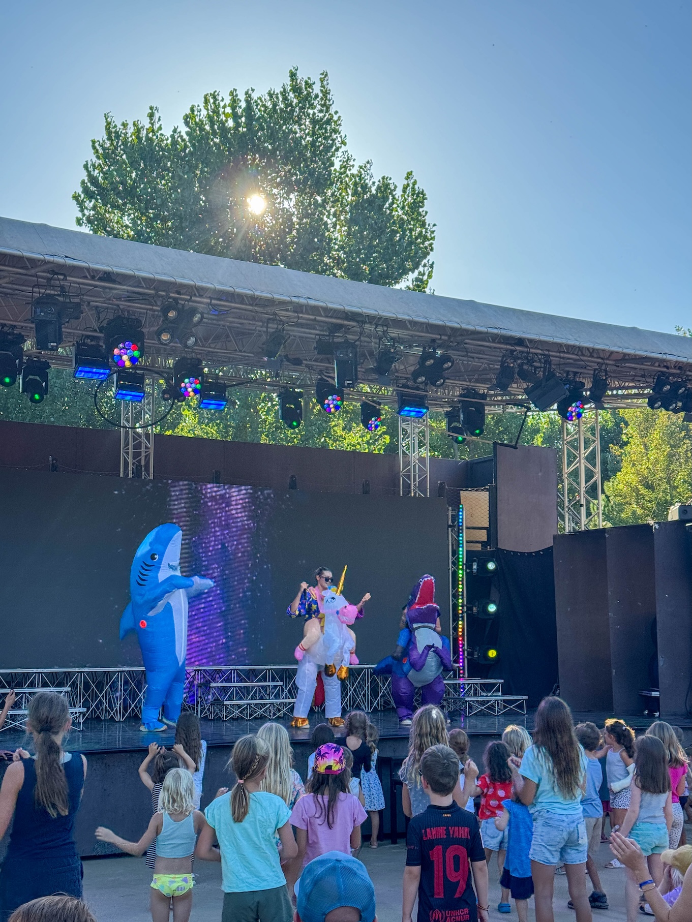 Minidisco op camping Le Sérignan Plage