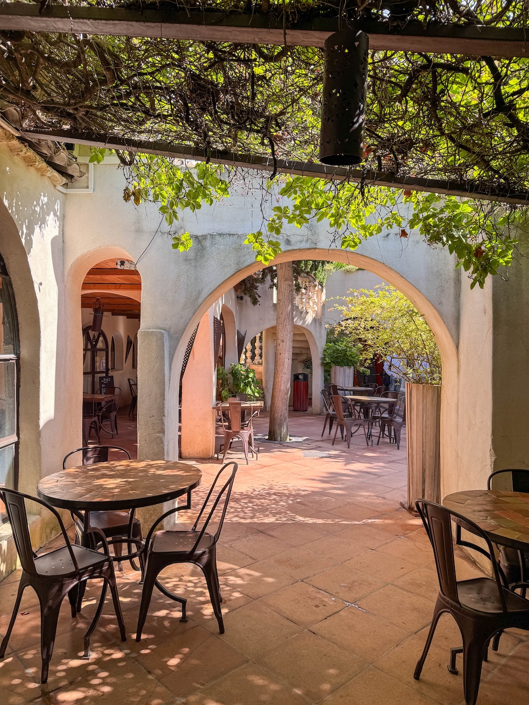 Terras op camping Serignan Plage