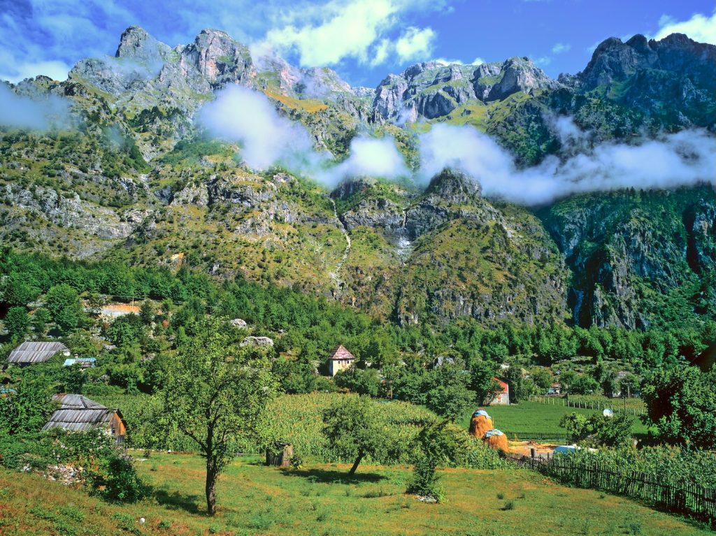 Valbona Valley in Albanië